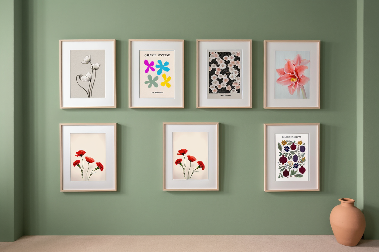 Wildflower Symphony – Colorful Nature Print