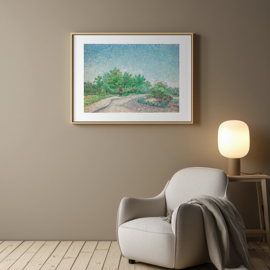 Vincent Van Gogh - Square Saint-Pierre, Paris Poster