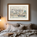Le Port de Paimpol – Paul Signac Poster | Neo‑Impressionist Maritime Art Print
