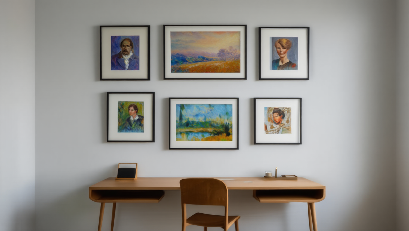 The Refined Wall – Set of 5 Vintage-Inspired Prints