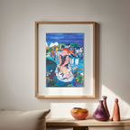 Petite Baigneuse à Sainte-Adresse by Raoul Dufy – Fauvist Figurative Art Print