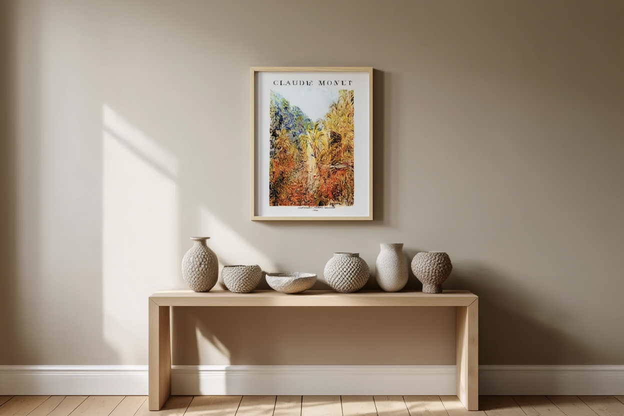 Claude Monet - The Valley of Sasso Poster