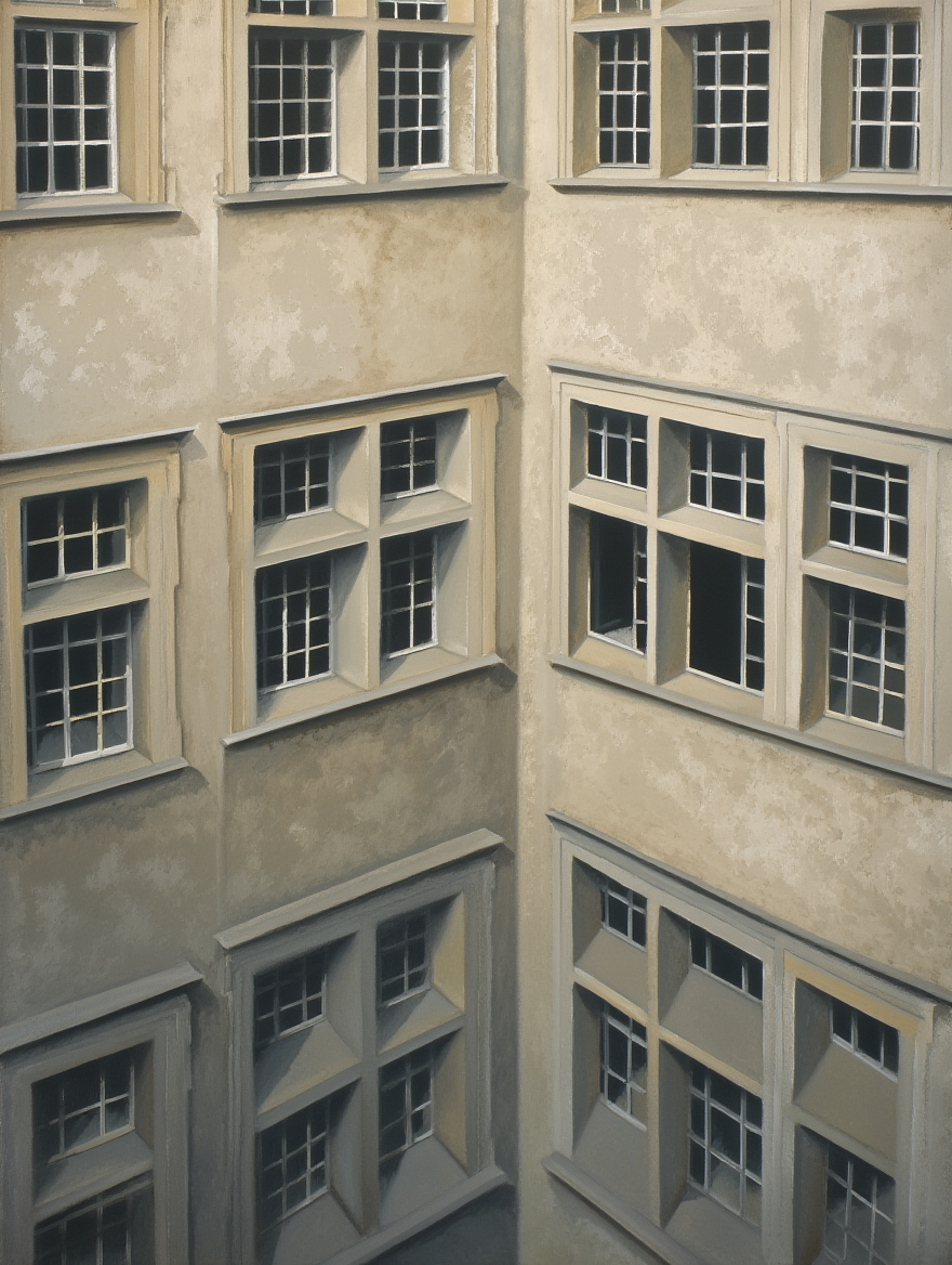 Hammershøi Minimalist Light & Shadow – 4 Prints Mix & Match