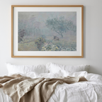 Fog, Voisins by Alfred Sisley – Impressionist Art Print