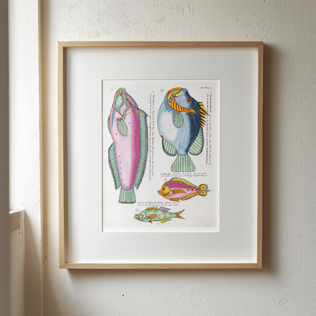 Louis Renard - Poissons Plate 46 Poster