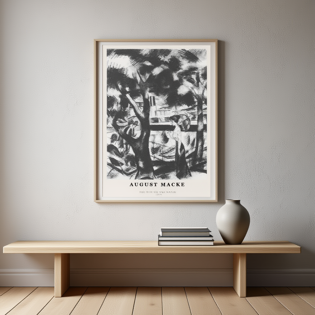 August Macke - The Way on the Water Poster