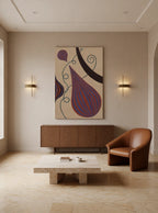 Canvas Print Abstract Fig Composition | Contemporary Still Life Wall Art