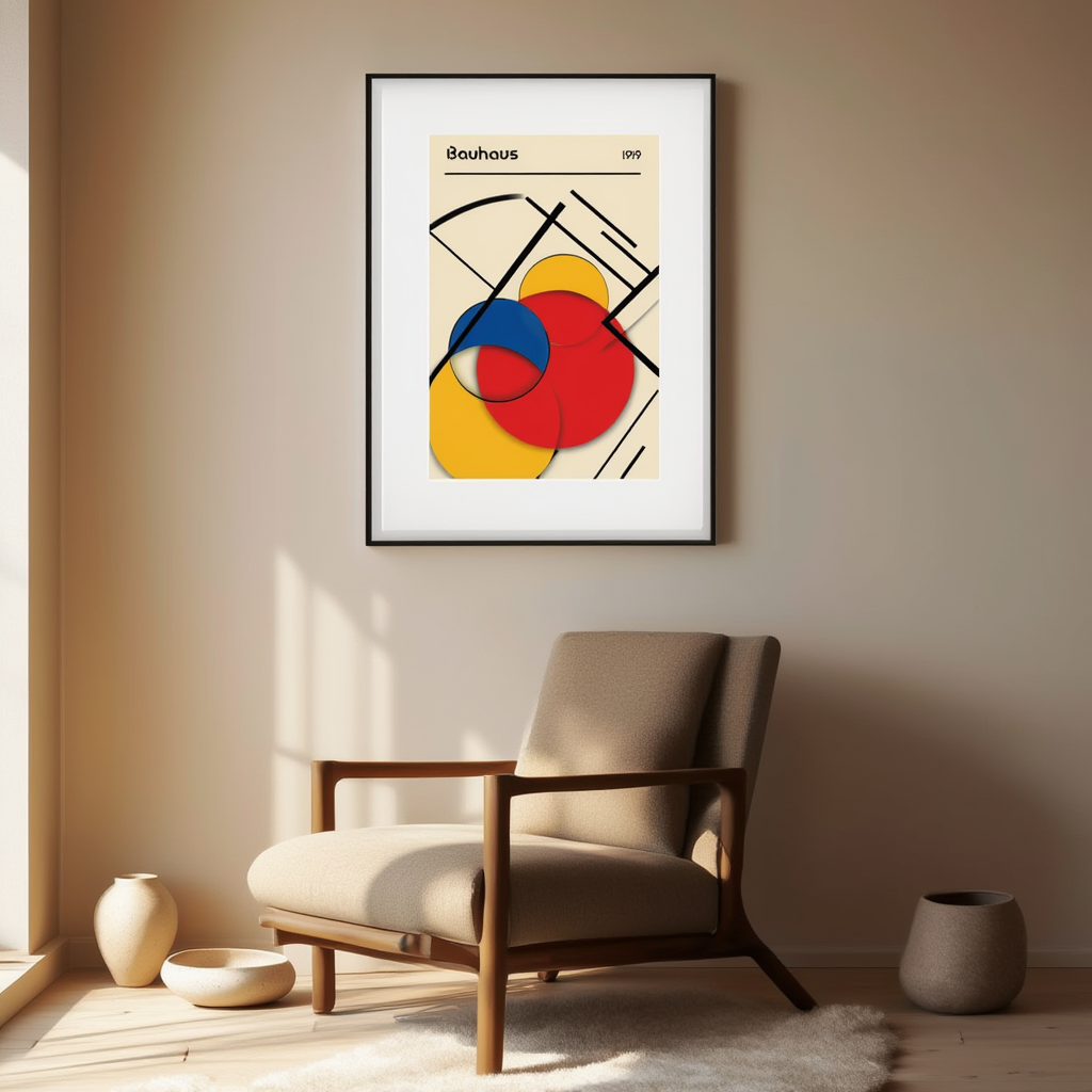 Bauhaus Lines – Geometry & Balance in Motion