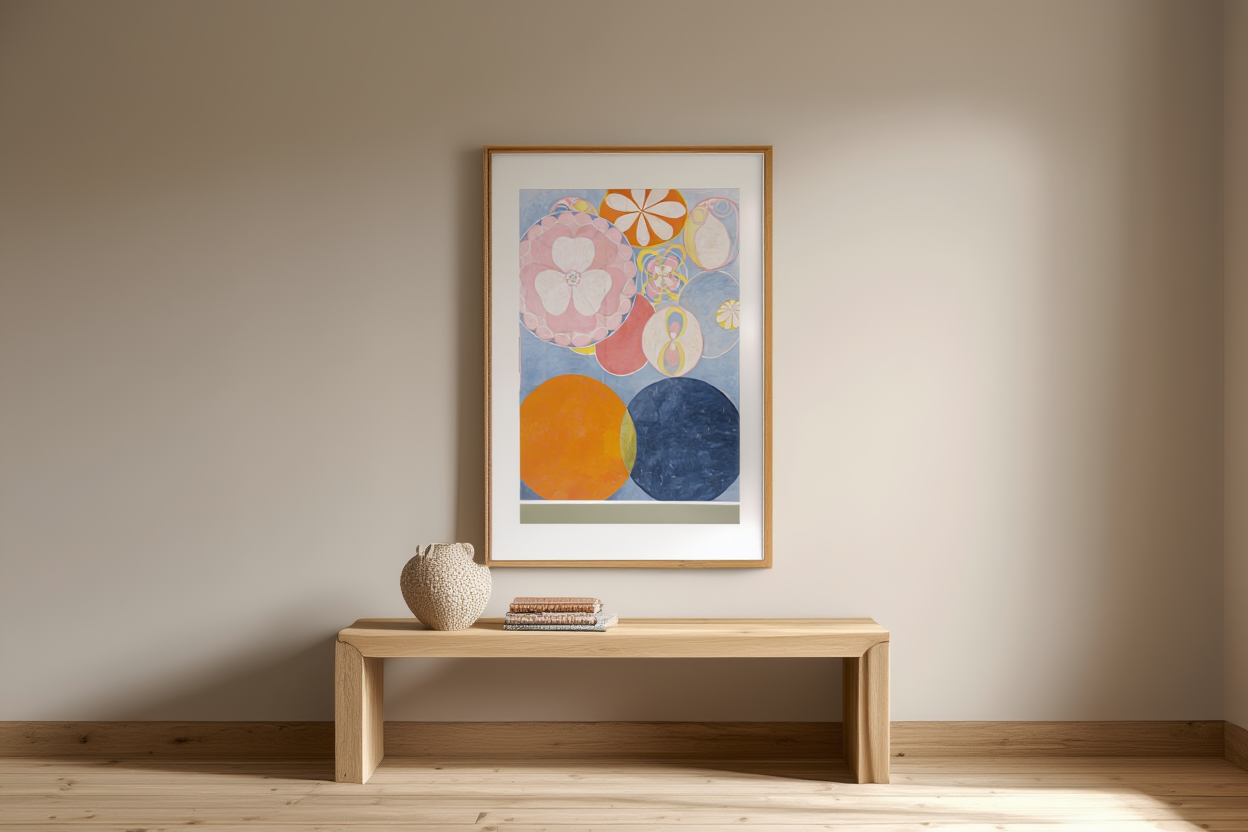 Hilma af Klint – The Ten Largest No. 2 Childhood – Abstract Spiritual Art Print