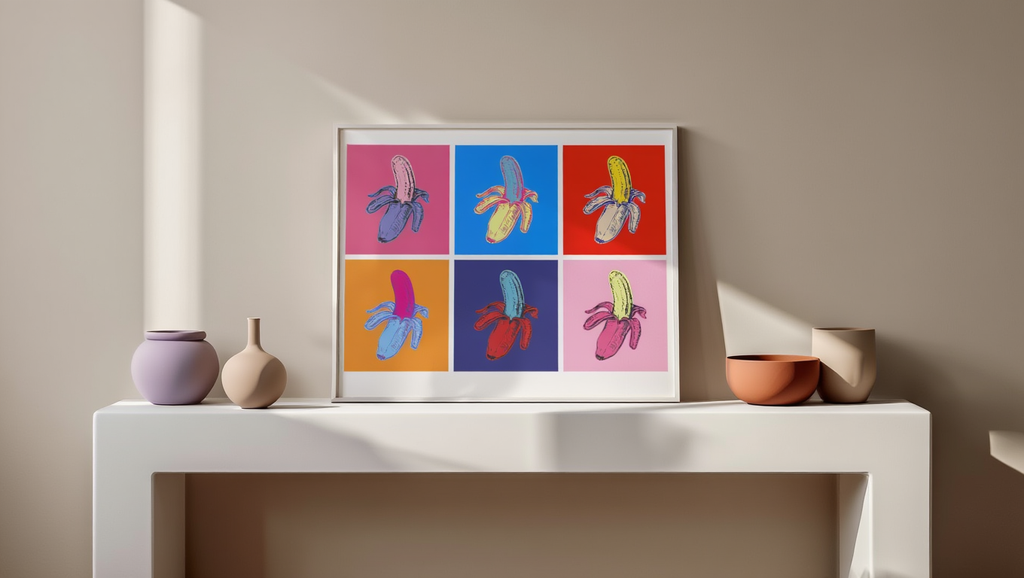 Andy Warhol Style - Bananas Poster