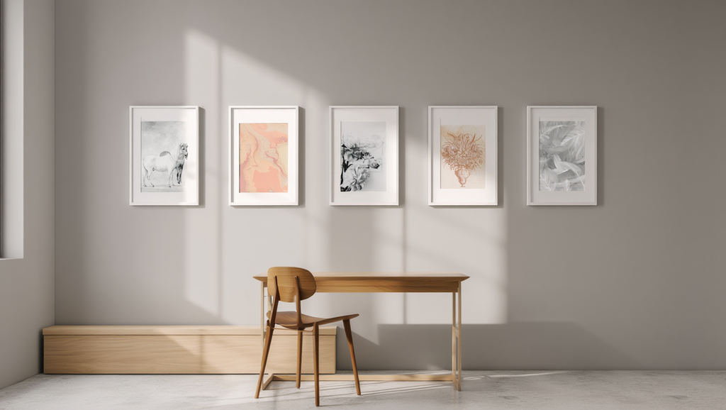 Contemporary Minimalist Wall Art – 5 Print Set