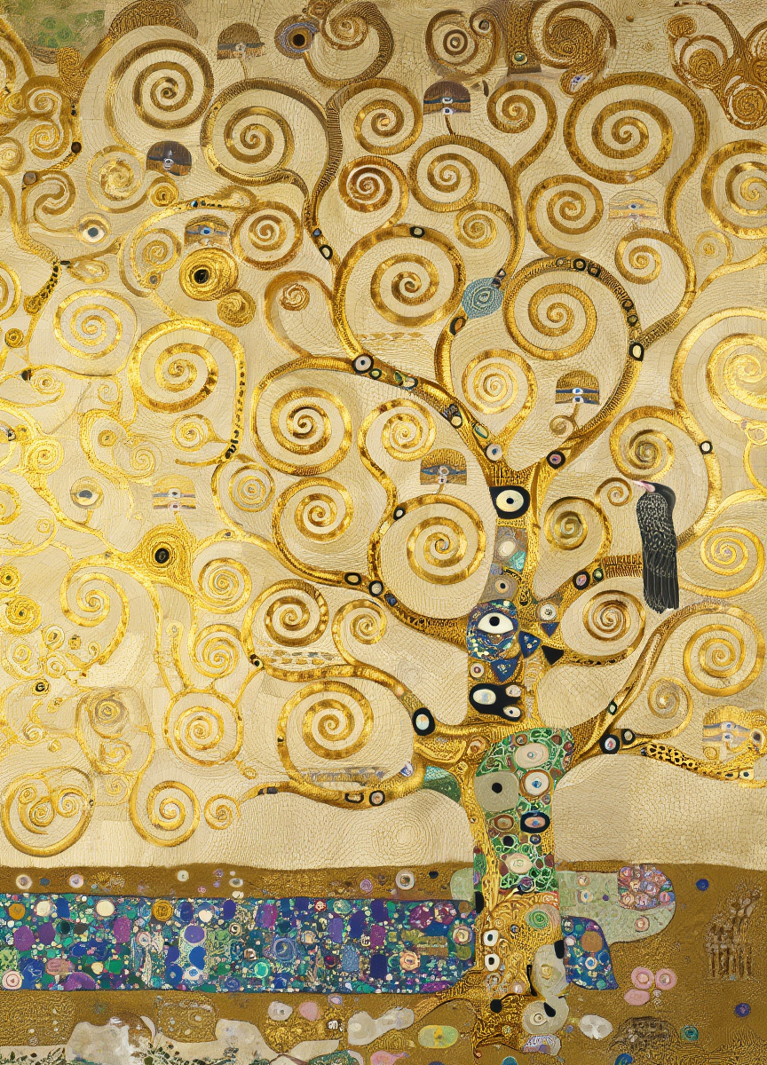 Gustav Klimt – L'Arbre de Vie (The Tree of Life) - Iconic Symbolist Art Print