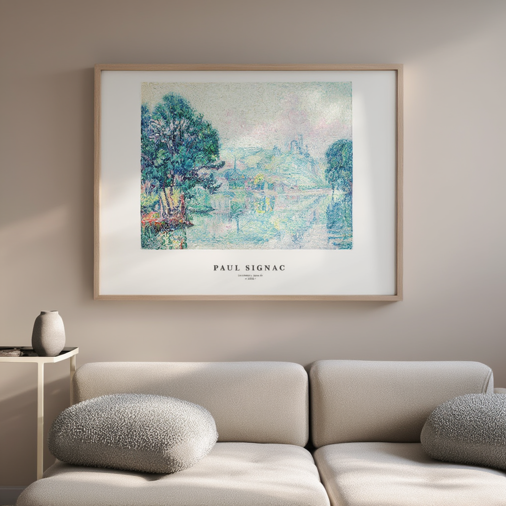 Paul Signac - Les Andelys. Matin. Ete Poster