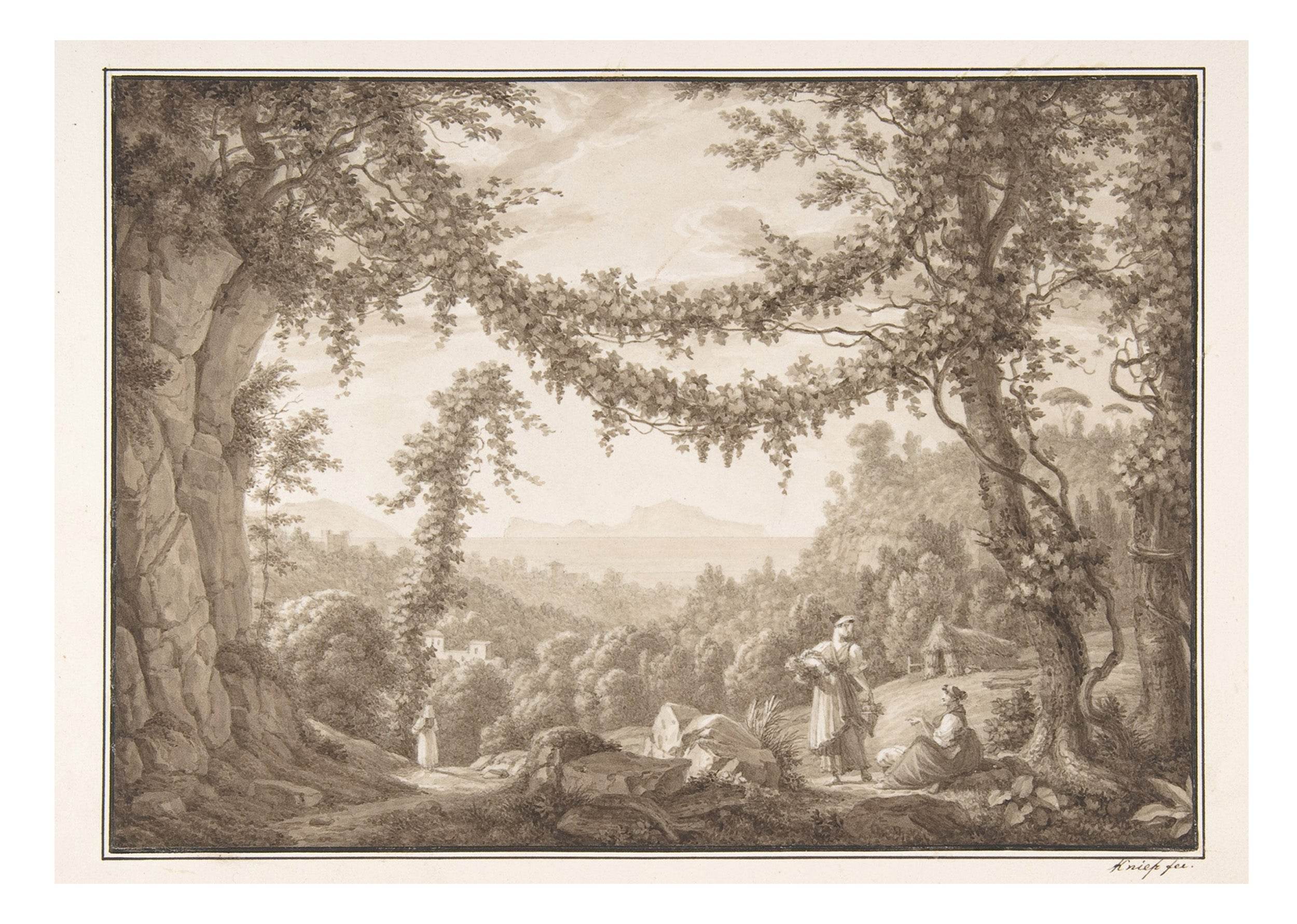 Grape Harvest at the Gulf of Naples - Hakyarts