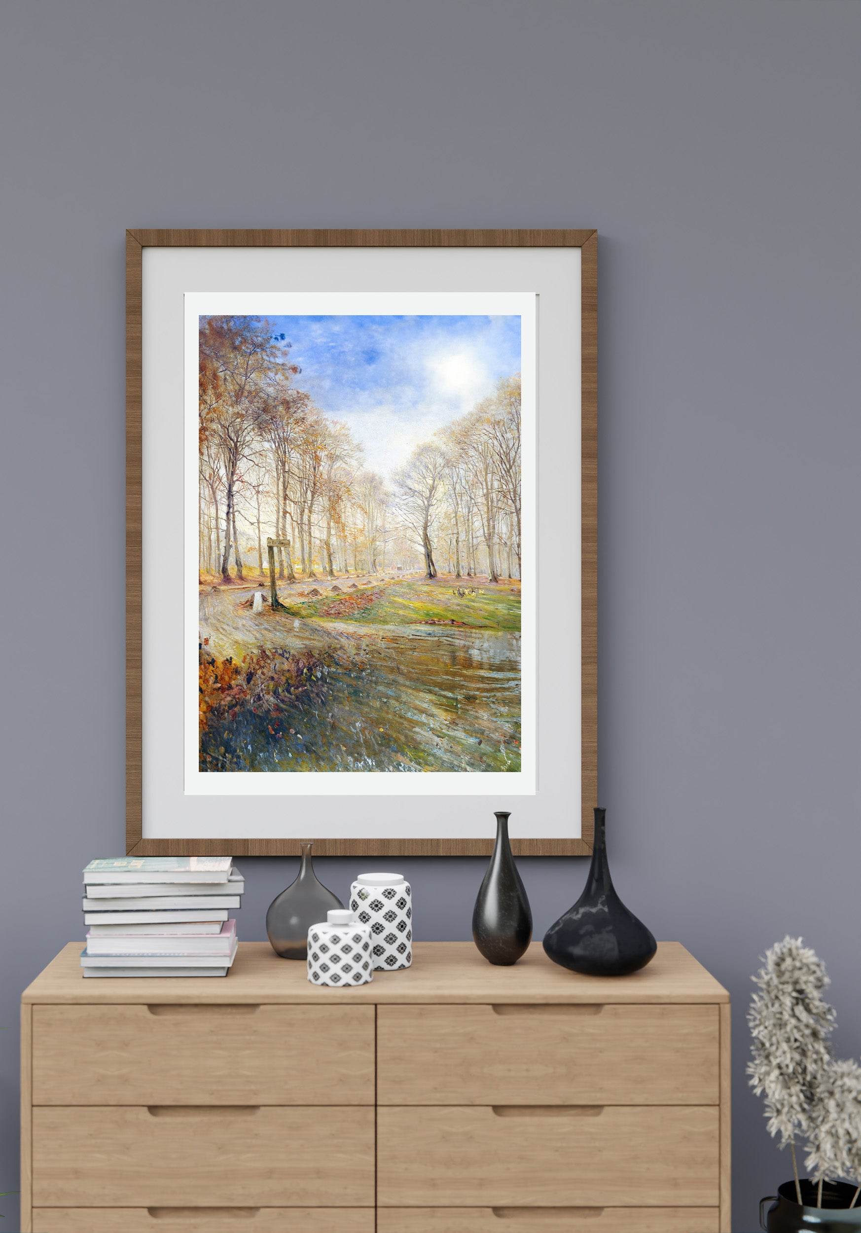 Late Autumn Day in the Jægersborg Deer Park North of Copenhagen - Hakyarts