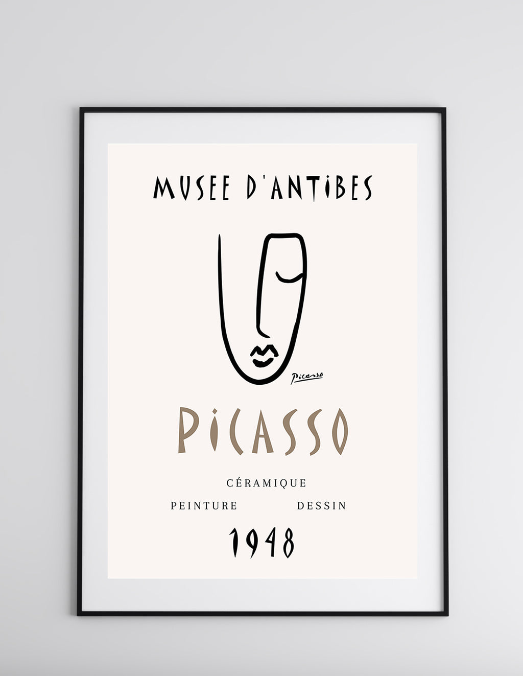 Minimalist White Vase Still Life Poster