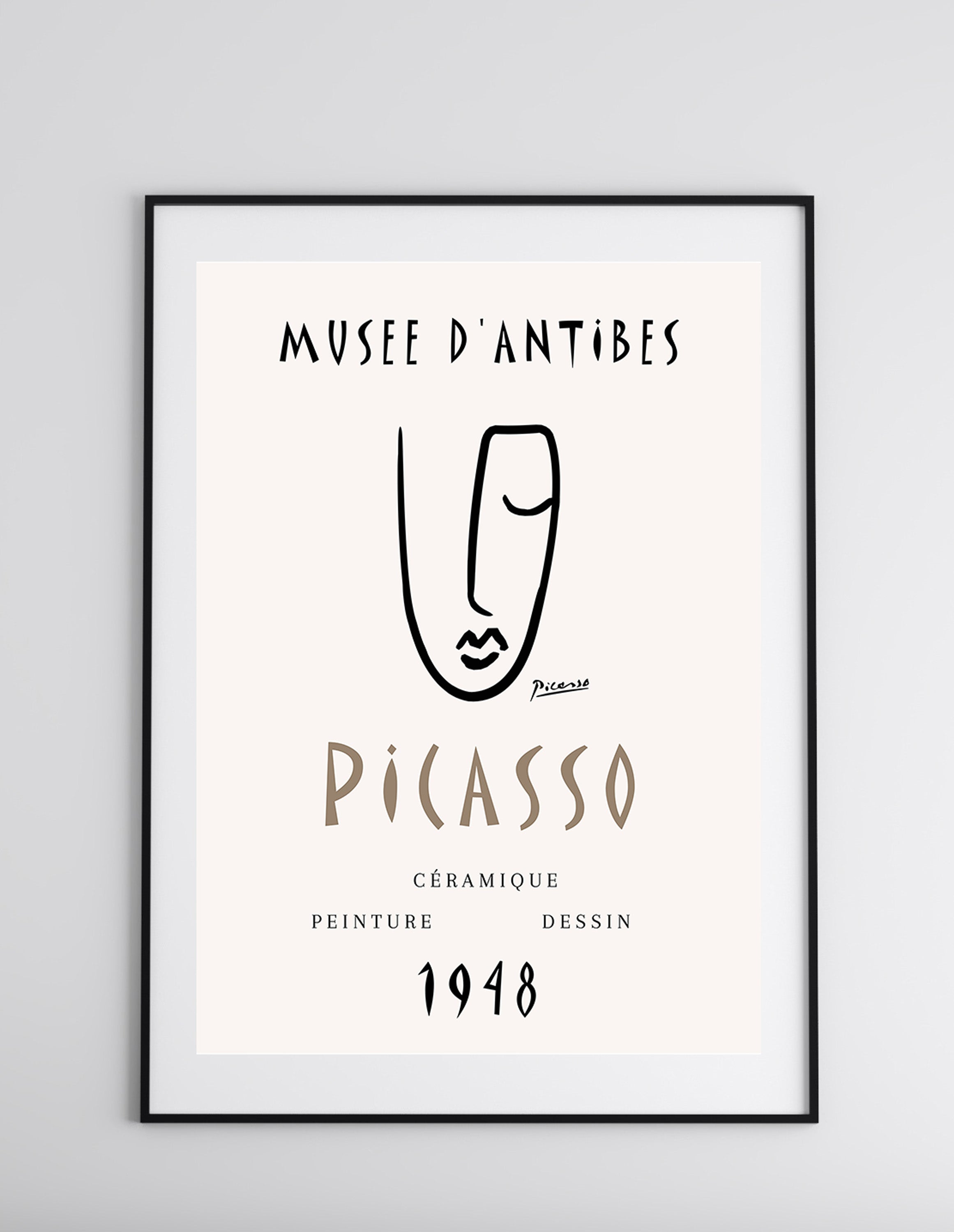 Minimalist White Vase Still Life Poster