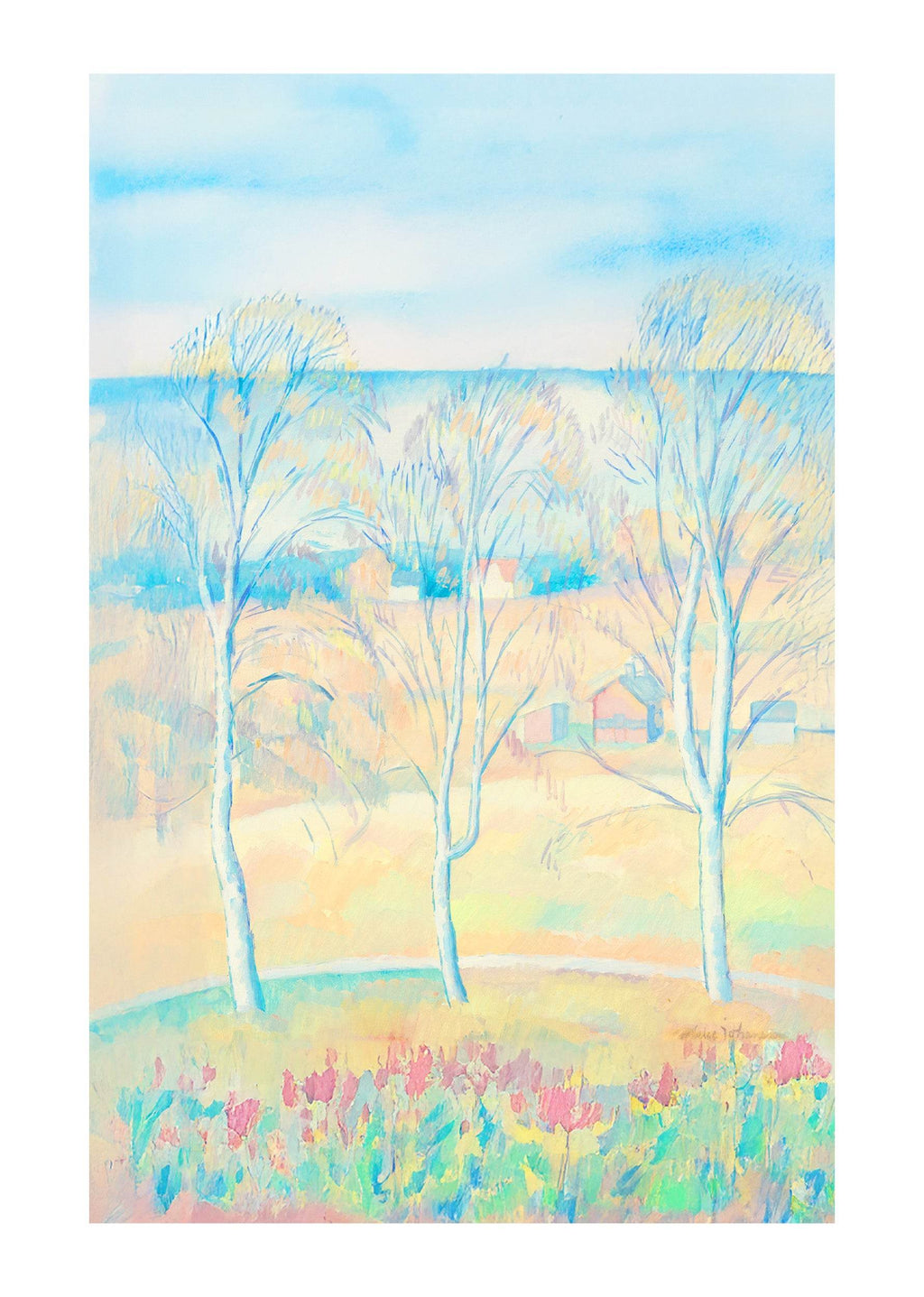 Spring Landscape Hälsingland - Hakyarts