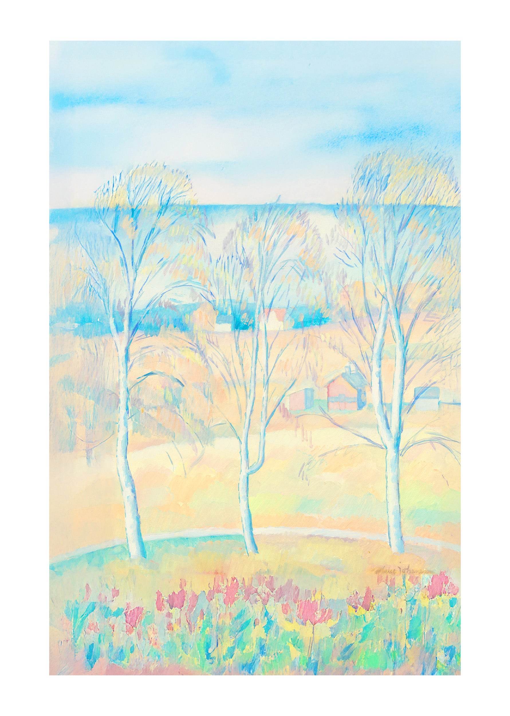 Spring Landscape Hälsingland - Hakyarts