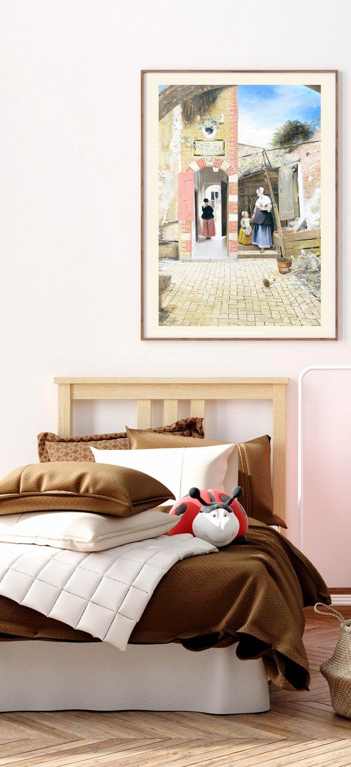 The Courtyard of a House in Delft - Hakyarts