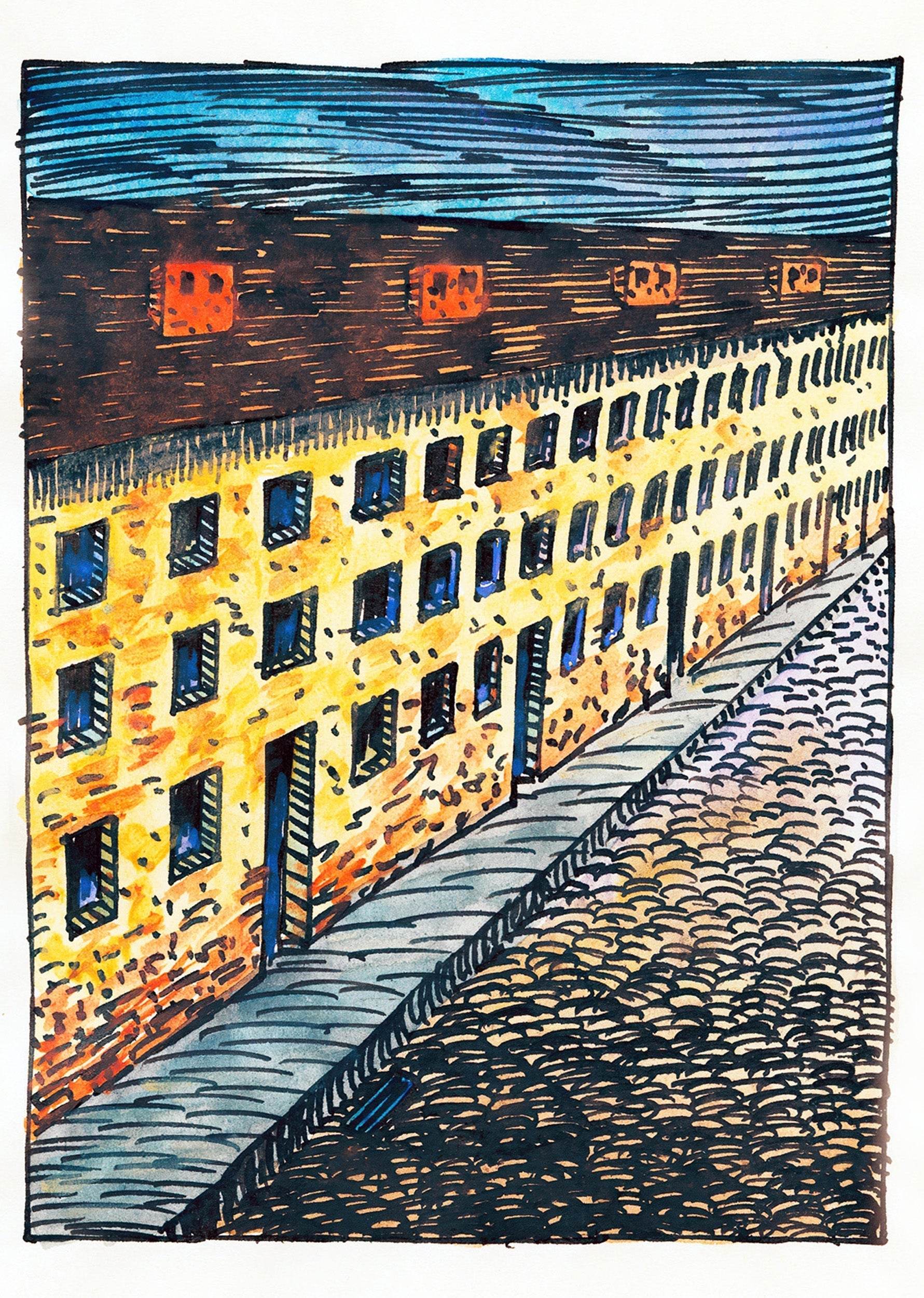 Karl Wiener - Composition of Pavement and Meadow - Hakyarts