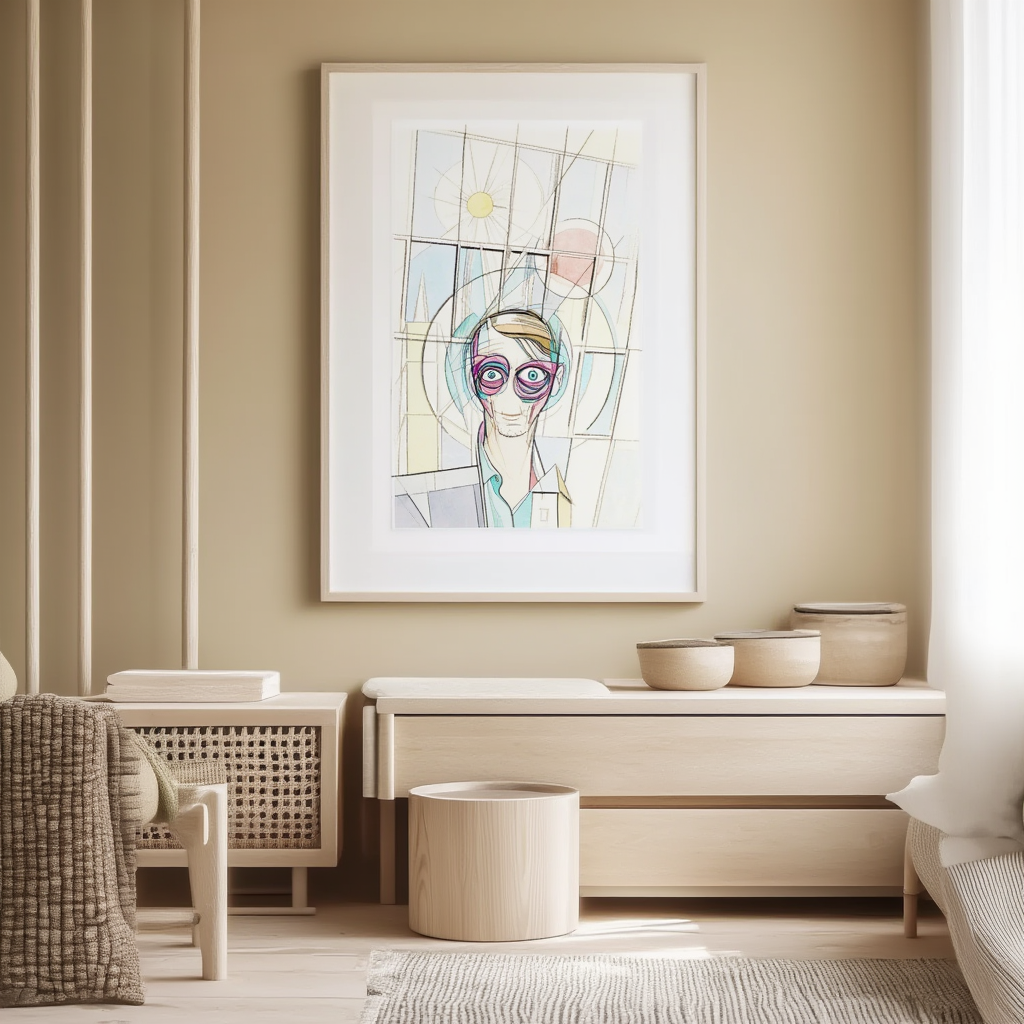 Karl Wiener – Euphoria Poster | Expressionist Abstract Wall Art Print