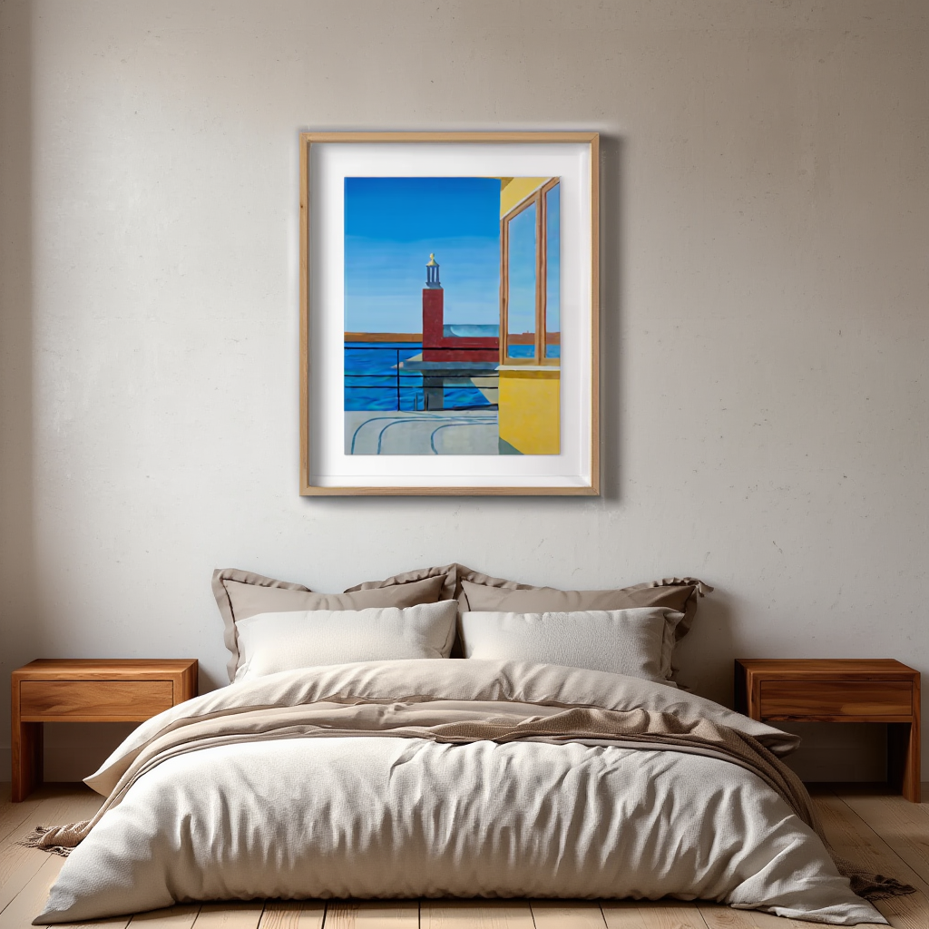 Outside the Central Palace – Torsten Jovinge (1933) | Modernist Architectural Art Print