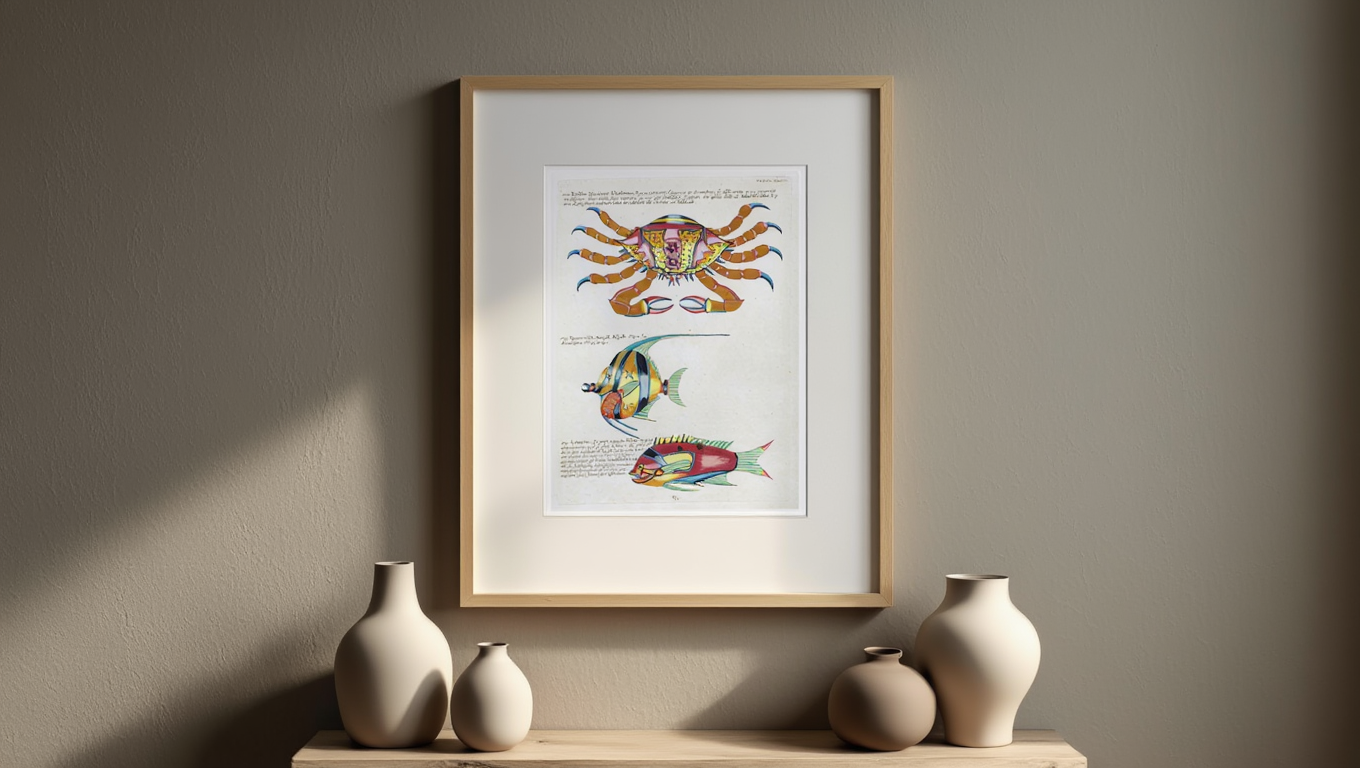 Louis Renard - Poissons Plate 84 Poster