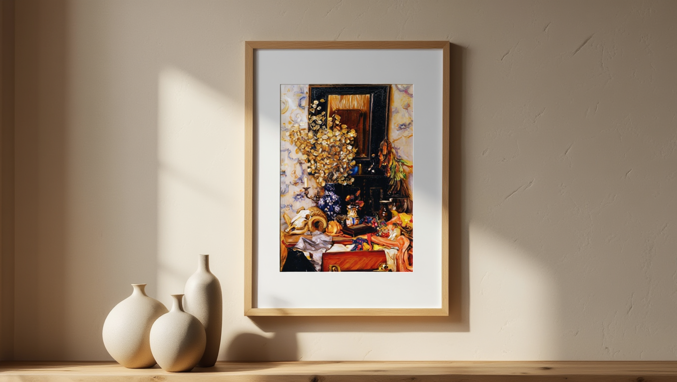 Still Life – Alois Hänisch, 1908 – Classic European Art Print