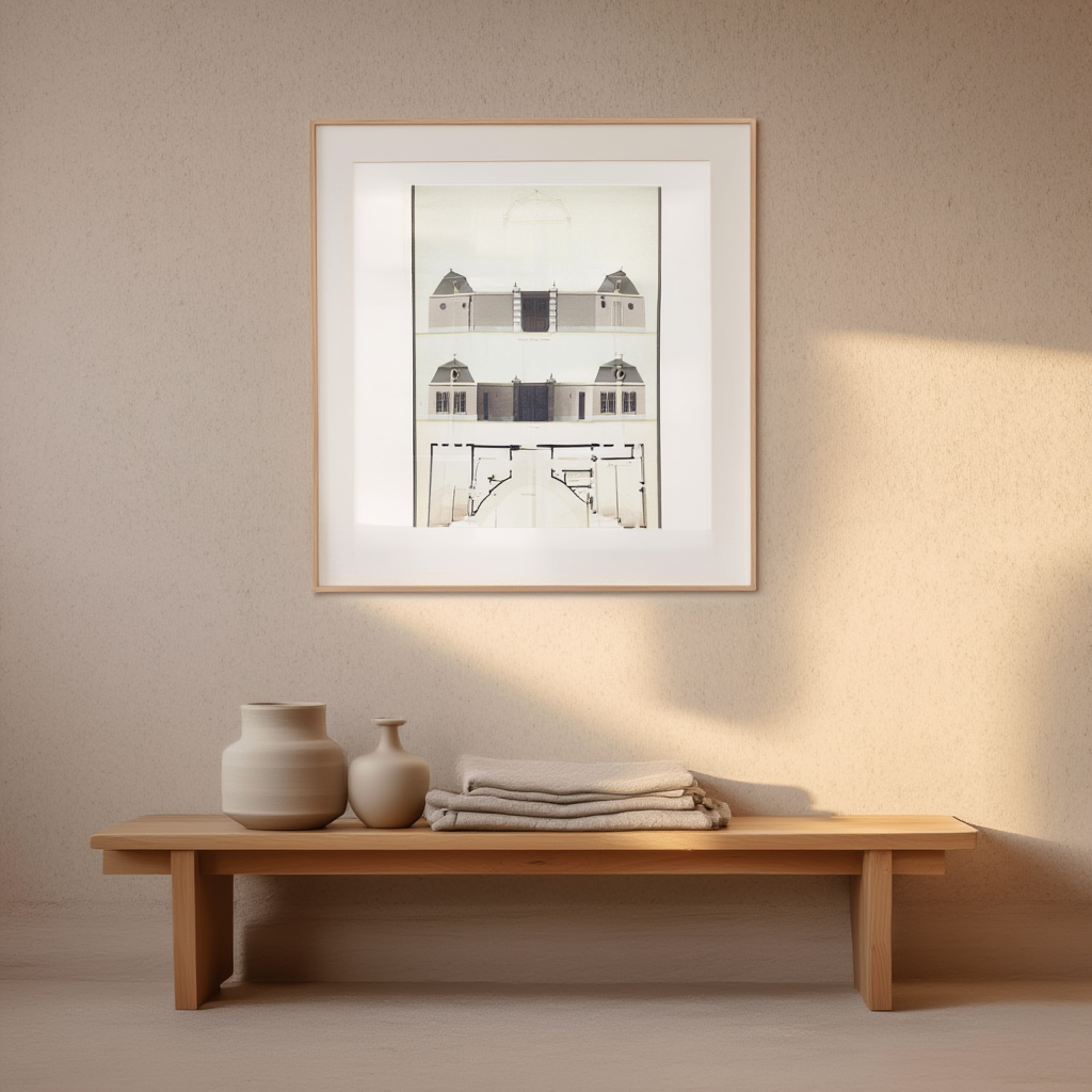 Design For a Gatehouse and Office  by Abraham van der Hart