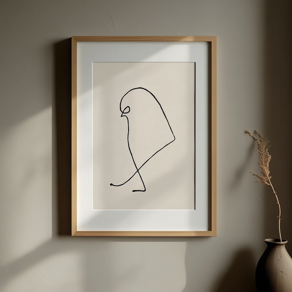 The Sparrow – Pablo Picasso | Modern Art Print