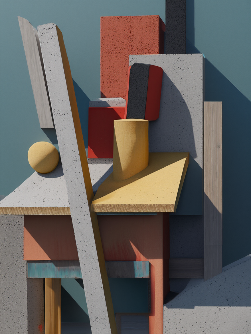 Lundstrøm Geometric Color Study – 4 Prints Mix & Match