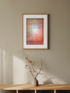 White Framed Polyphonically – Paul Klee – Vintage Modernist Art Print