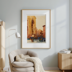 Grand Entrance to the Mosque by David Roberts – 19th-Century Orientalist Architectural Art Print - Hakyarts
