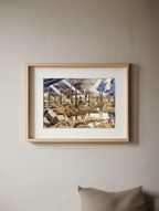 The Menin Road – Paul Nash Poster | Modernist War Landscape Art Print
