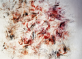 Jackson Pollock Inspired Abstract Grey Fog Poster - Hakyarts