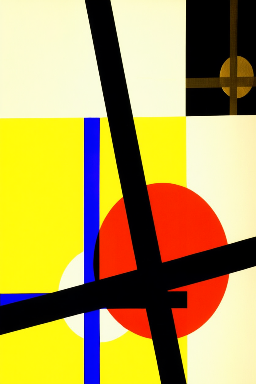 Set of 3 – Bauhaus & Expressionist Modern Art Prints