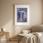 Dreams and Fantasies No. 1 by Nils Dardel – Modernist Figurative Art Print - Hakyarts