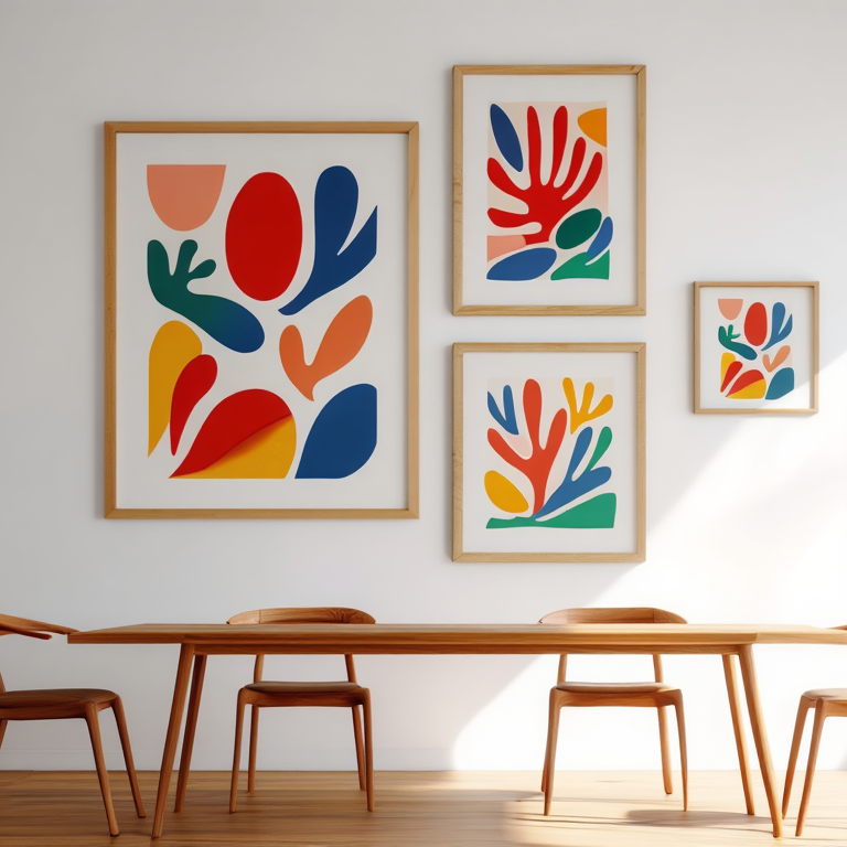 Matisse Bold – Living Room Set of 4 Prints
