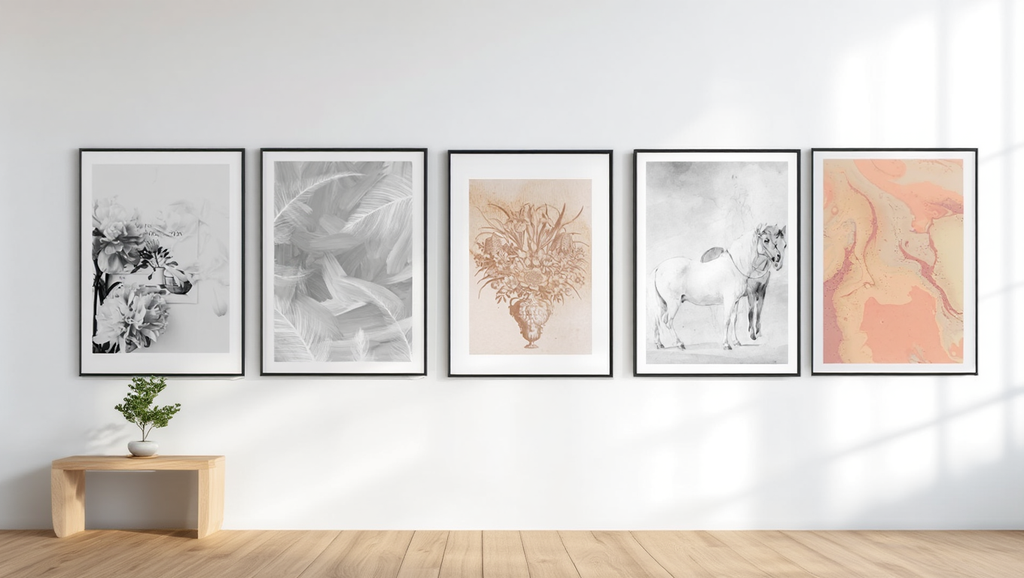Contemporary Minimalist Wall Art – 5 Print Set