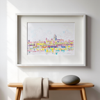 Ciboure – Paul Signac Poster | Neo-Impressionist Coastal Landscape Art Print