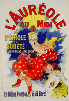 L’Auréole du Midi Poster by Jules Chéret – Belle Époque French Advertising Art Print - Hakyarts