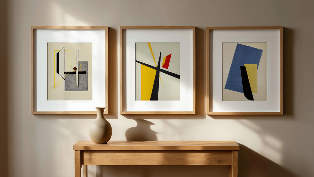 El Lissitzky – 3 Geometric Modernist Prints | Abstract Art Collection