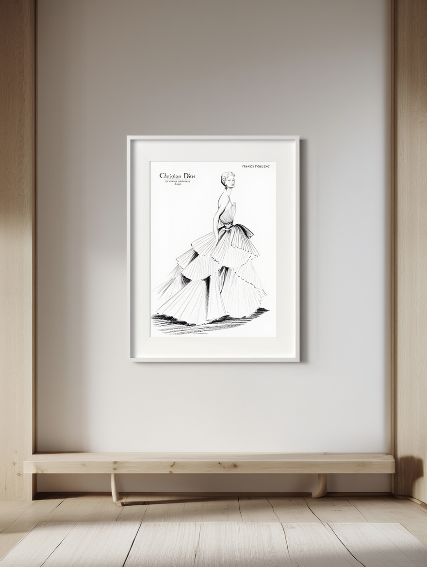 Dior by Francis Poulene Poster