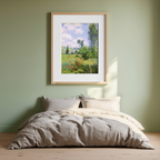 Vue de Vétheuil – Claude Monet Poster | Impressionist Landscape Art Print