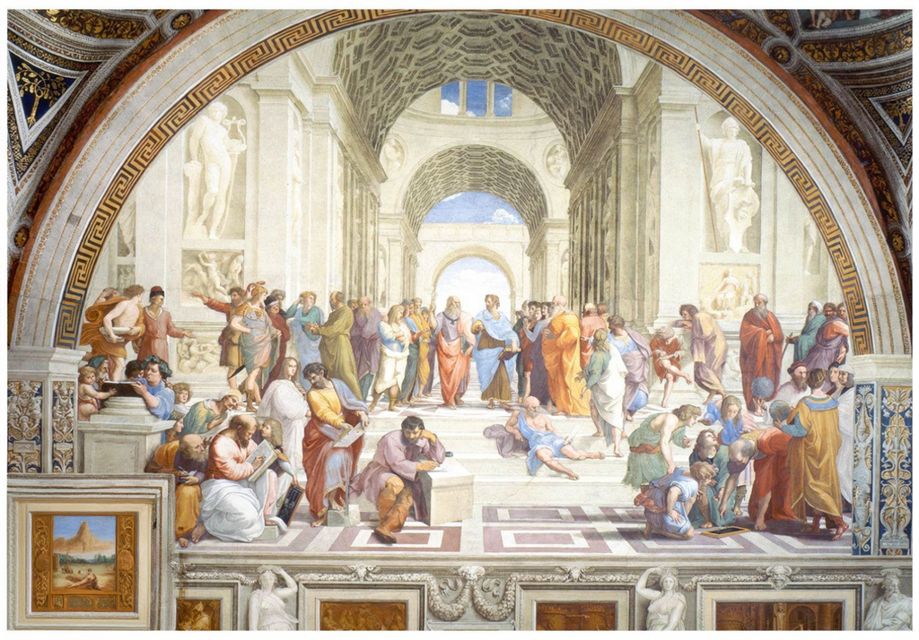 The School of Athens by Raffaello Sanzio da Urbino – Renaissance Masterpiece Art Print