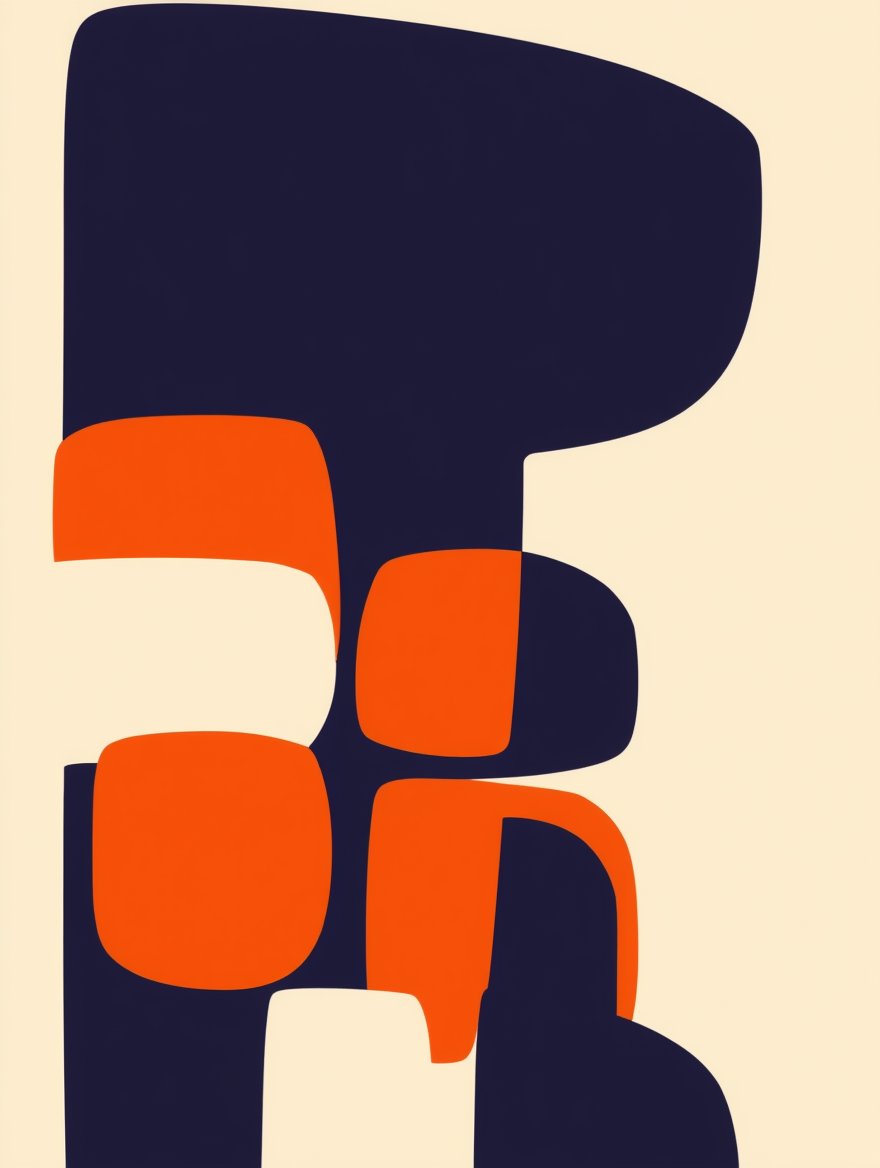 Angular Flow – Contemporary Shape Illustration