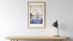 Voilier au Petit-Gennevilliers – Claude Monet Poster | Impressionist Seascape Art Print