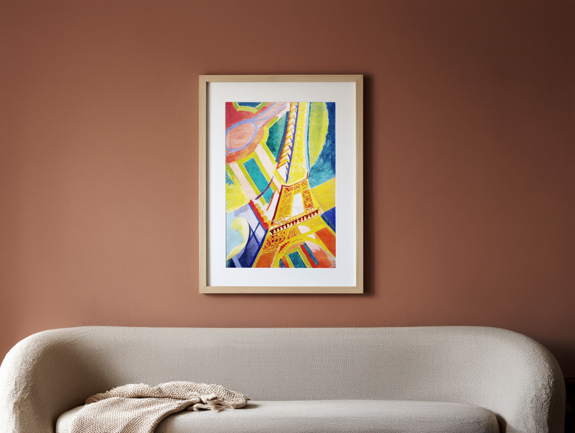 Tour Eiffel by Robert Delaunay – Vintage French Orphism Art Print