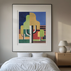 Bäume by Heinrich Hoerle – Neue Sachlichkeit Modernist Art Print